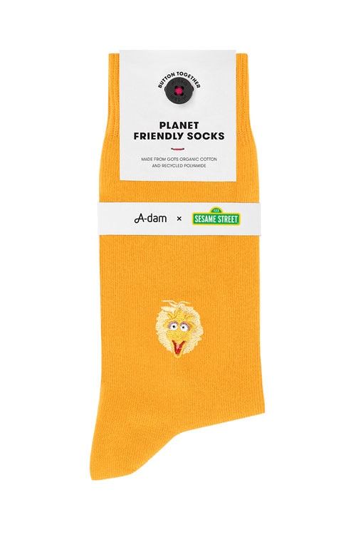 A-dam Socken Big Bird Sesamstraße