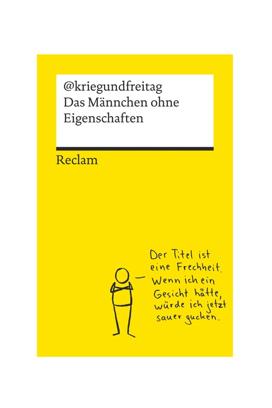 @kriegundfreitag: Das Männchen ohne